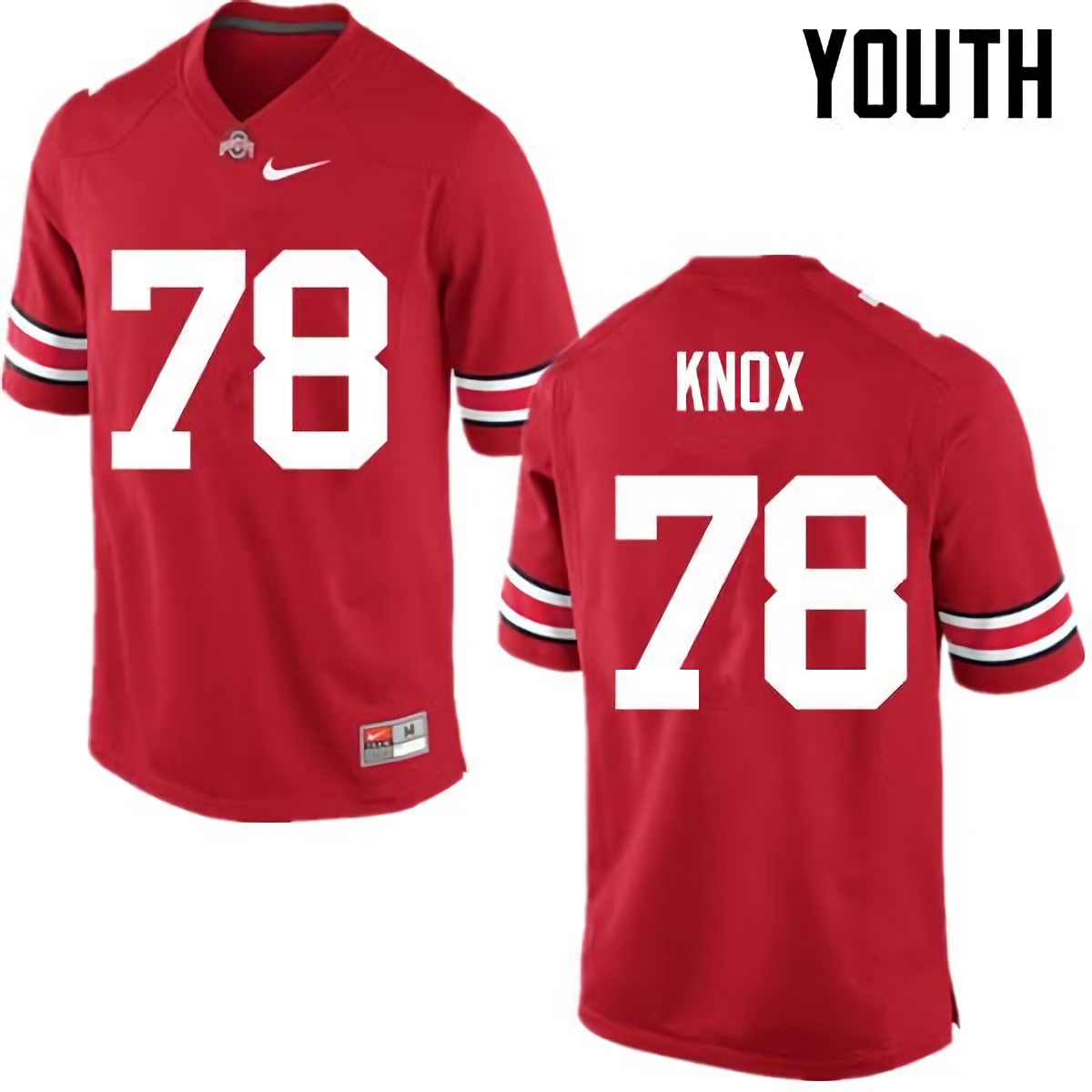 Demetrius Knox Ohio State Buckeyes Youth NCAA #78 Nike Red College Stitched Football Jersey ONX6256FQ